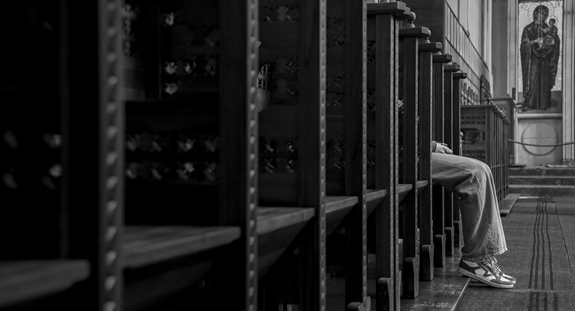 Atmosphere of prayer and spiritual reflection